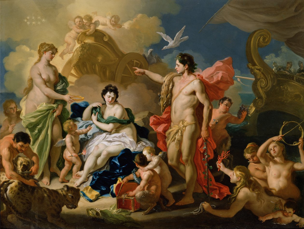 Bacchus und Ariadne von Francesco Solimena