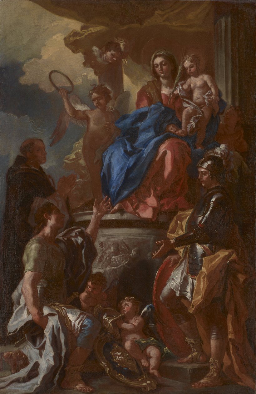 Madonna der Märtyrer von Francesco Solimena