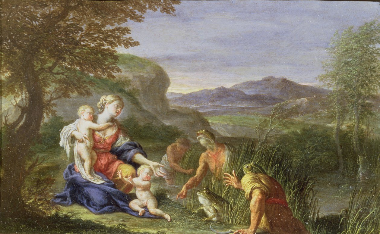 Latona und die Frösche von Francesco Trevisani
