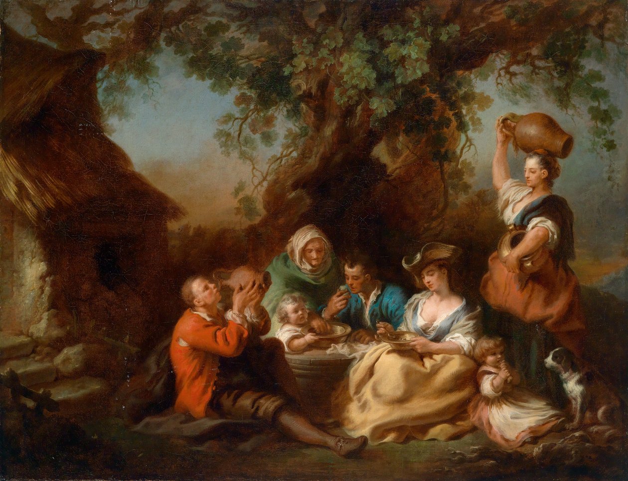 Frühstück auf dem Land von Francesco Zuccarelli