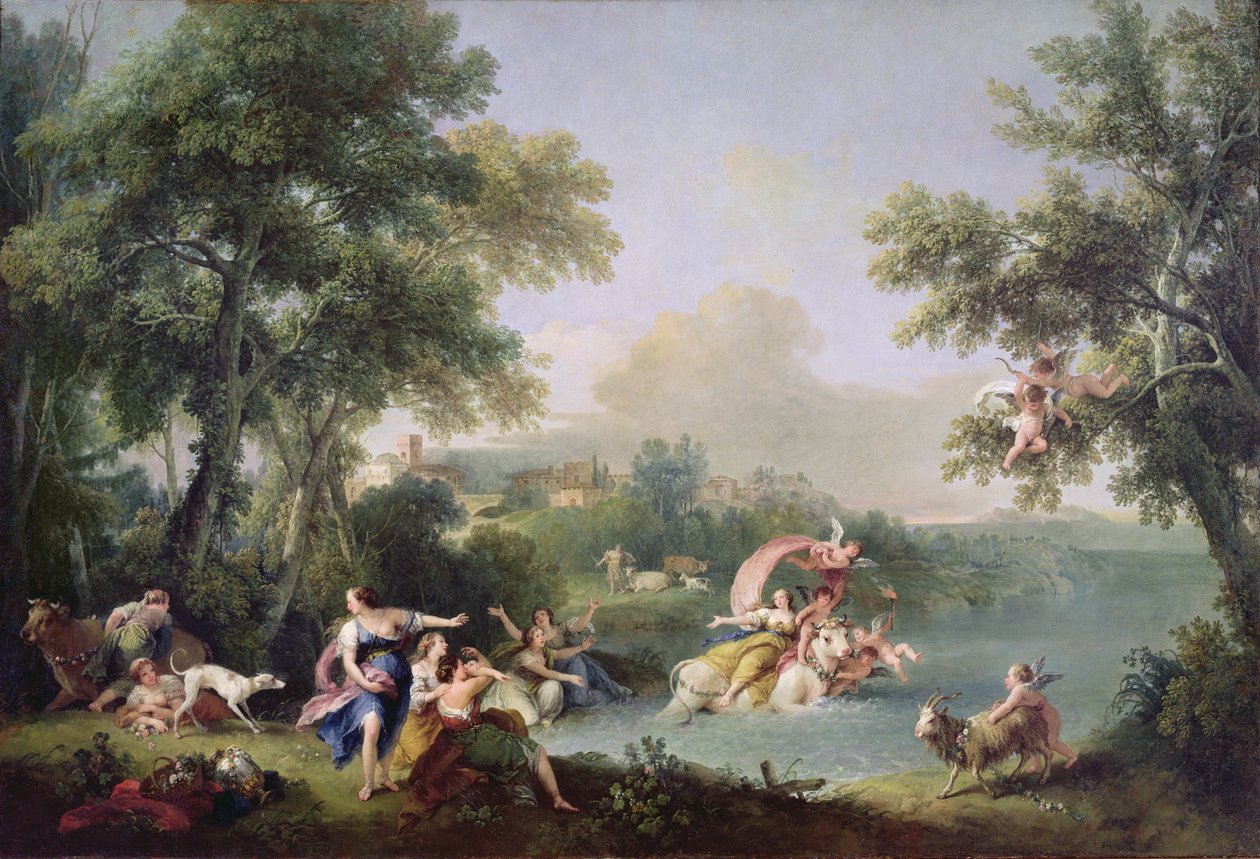 Die Entführung der Europa von Francesco Zuccarelli