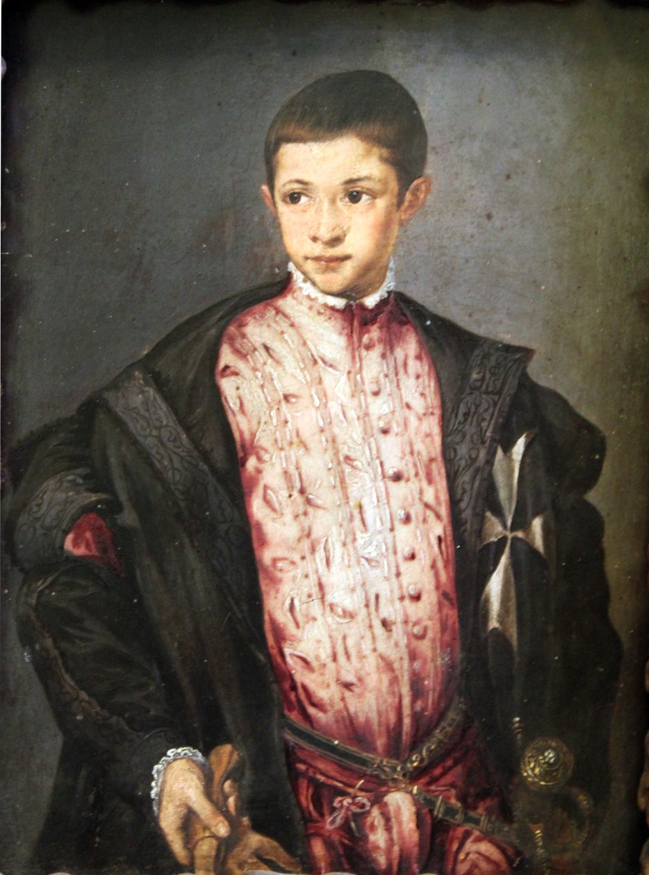 Porträt von Ranuccio Farnese (1530-1565) von Francesco de Rossi