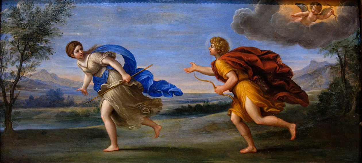Apollo und Daphne, um 1615-1620 von Francesco Albani