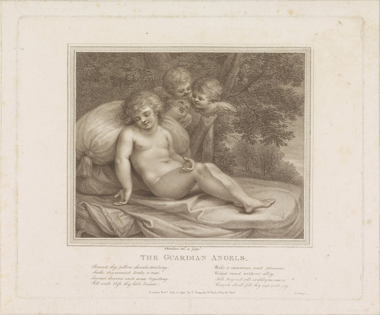 Schutzengel von Francesco Bartolozzi