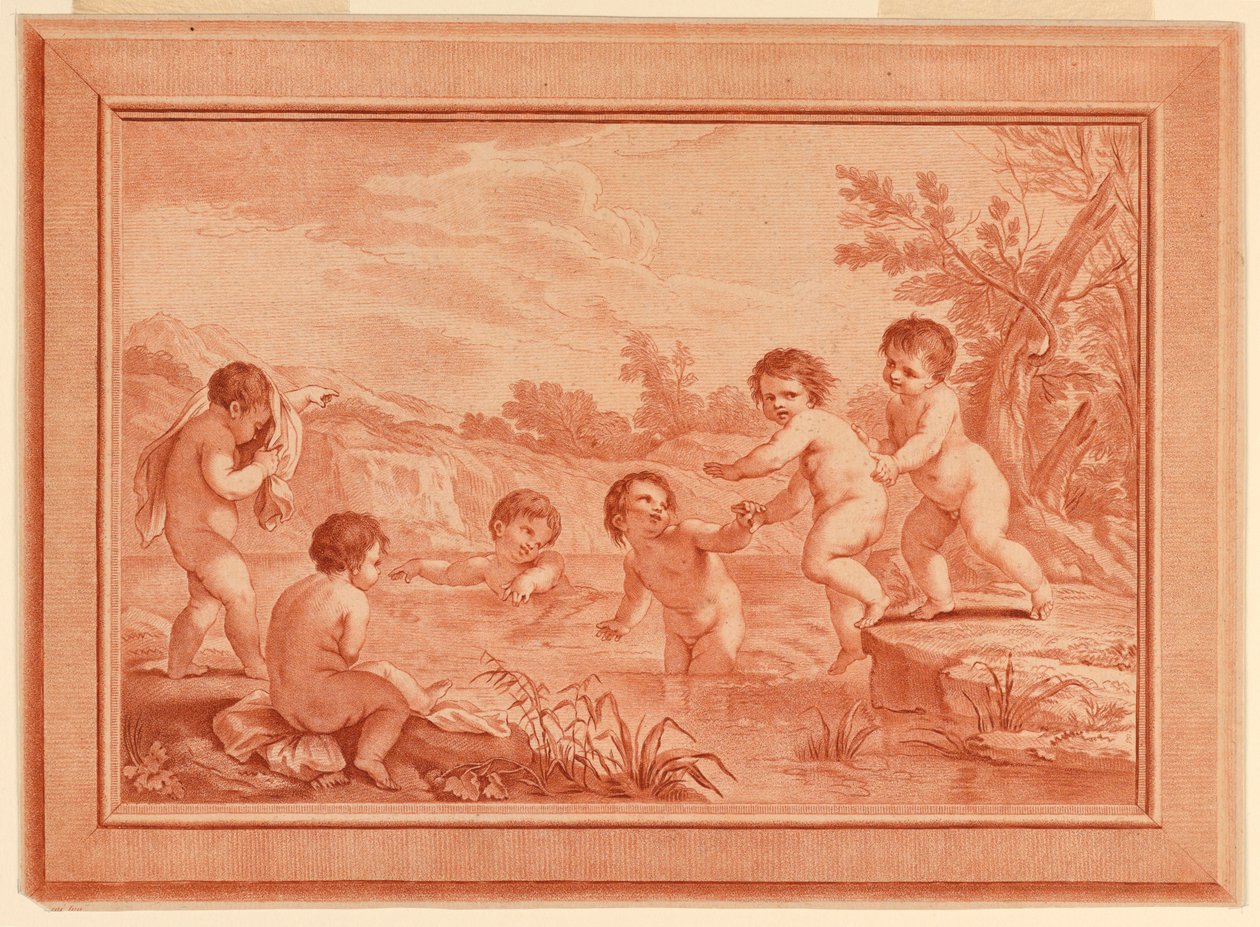 Jungen beim Spielen von Francesco Bartolozzi