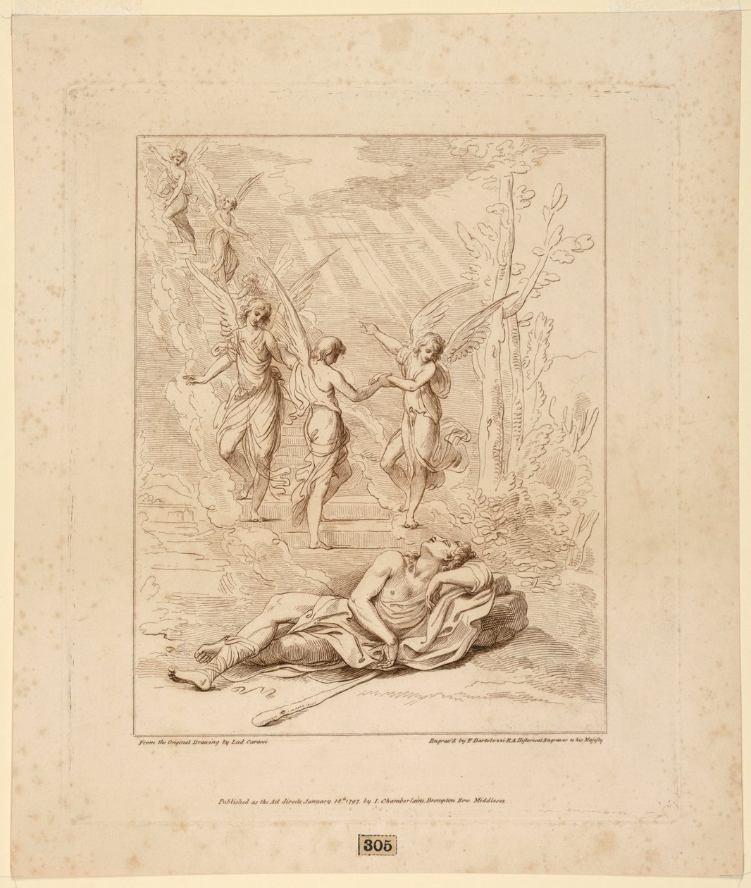 Jakobs Vision von Francesco Bartolozzi