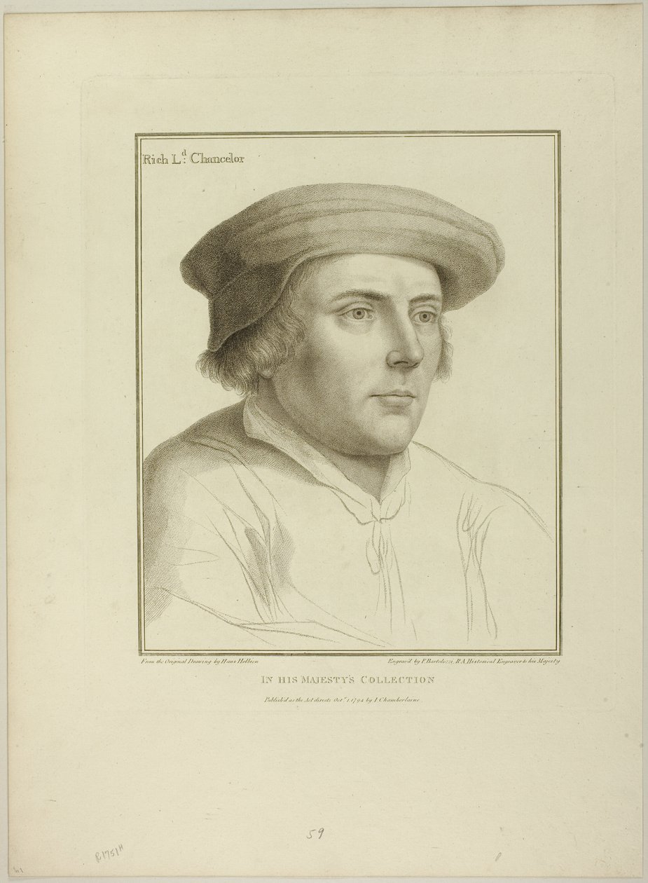 Lord Rich von Francesco Bartolozzi