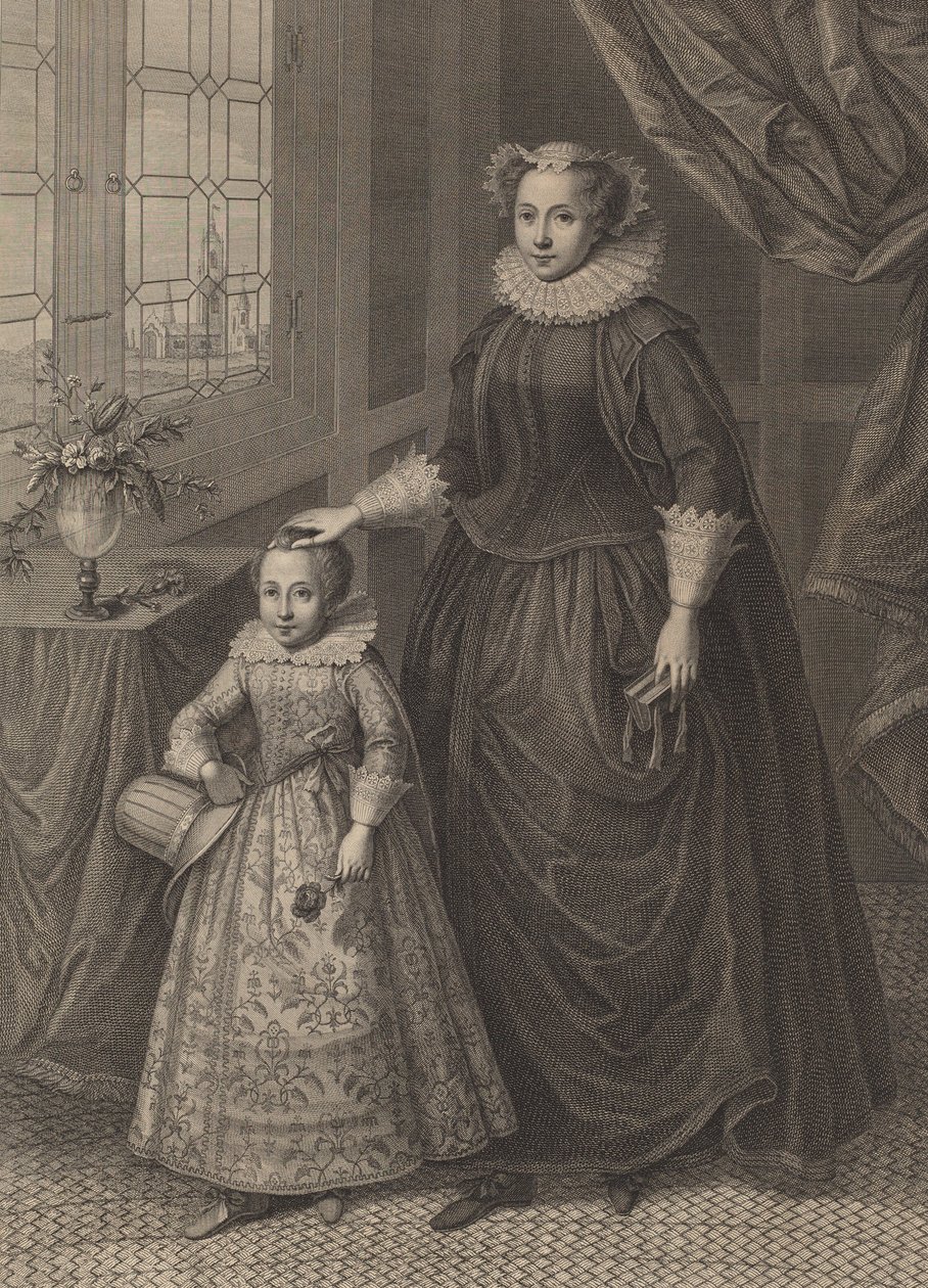 Maria Stuart, veröffentlicht 1779 von Francesco Bartolozzi