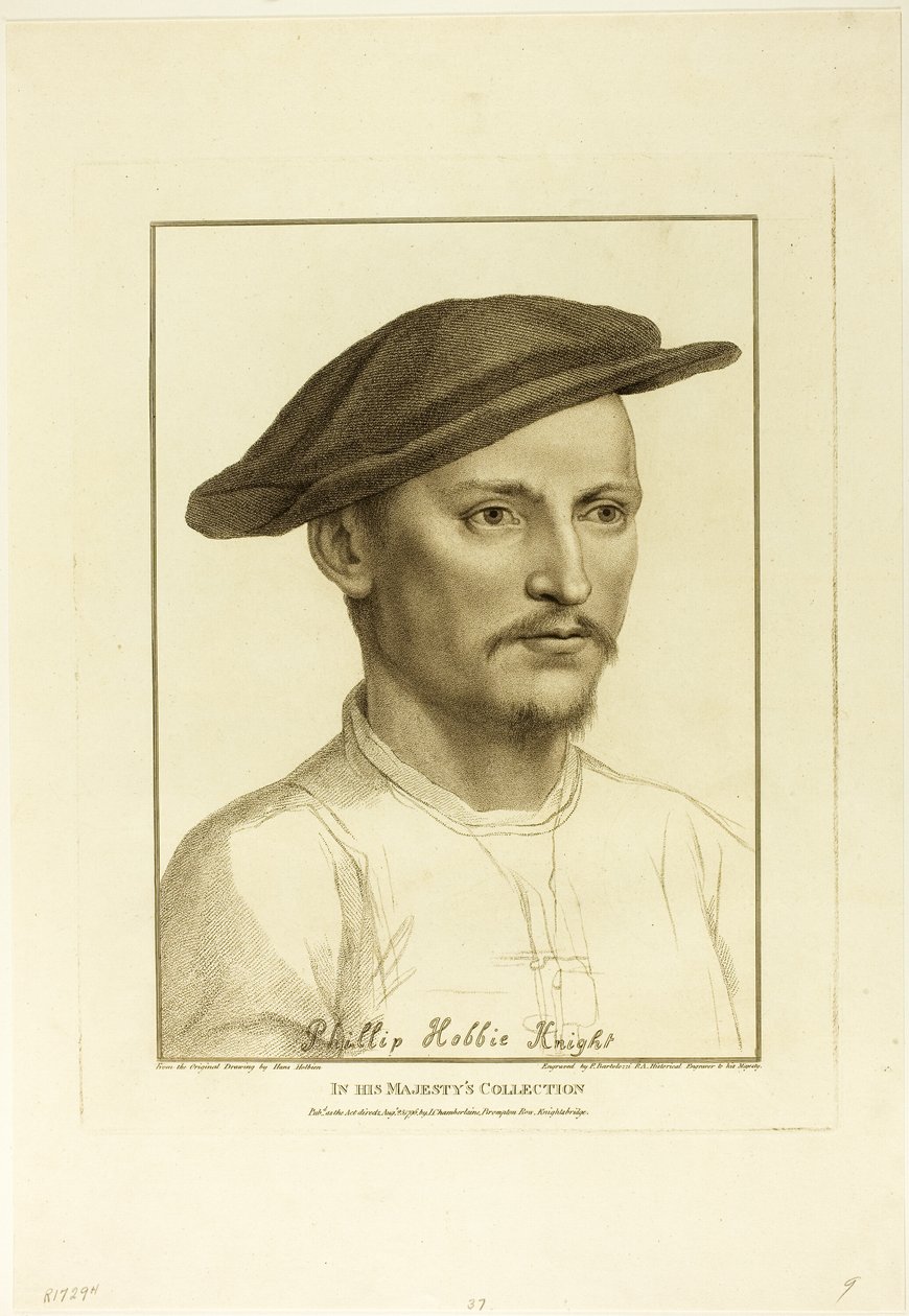 Sir Philip Hobby von Francesco Bartolozzi