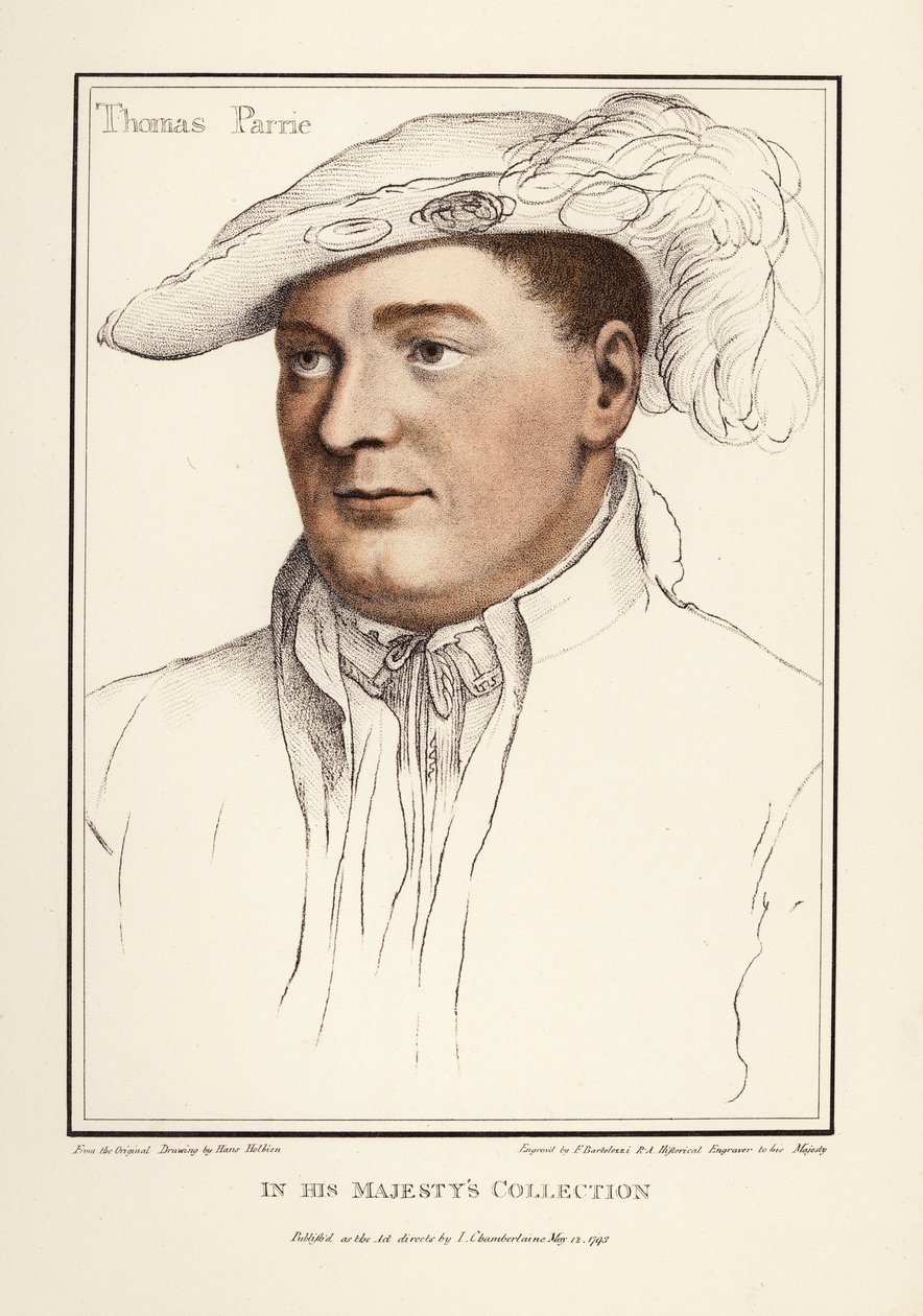 Sir Thomas Parry (1515-1560) von Francesco Bartolozzi