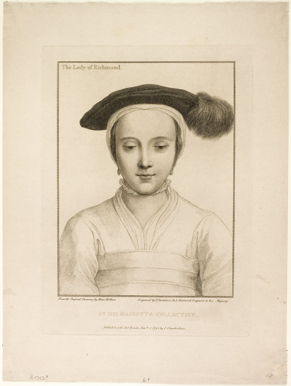 Die Dame von Richmond von Francesco Bartolozzi