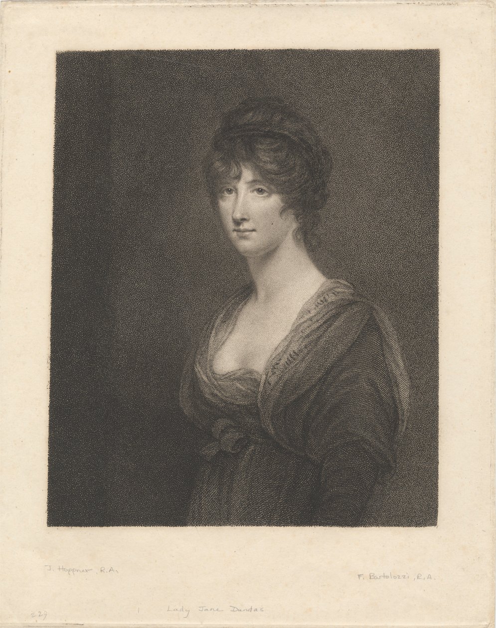 Die ehrenwerte Lady Jane Dundas von Francesco Bartolozzi