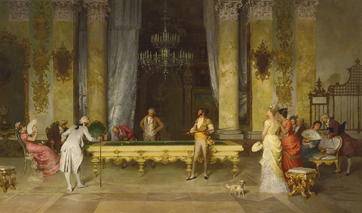 Billardspiel von Francesco Beda