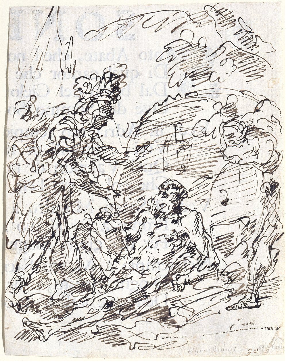 Alexander und Diogenes von Francesco Fontebasso