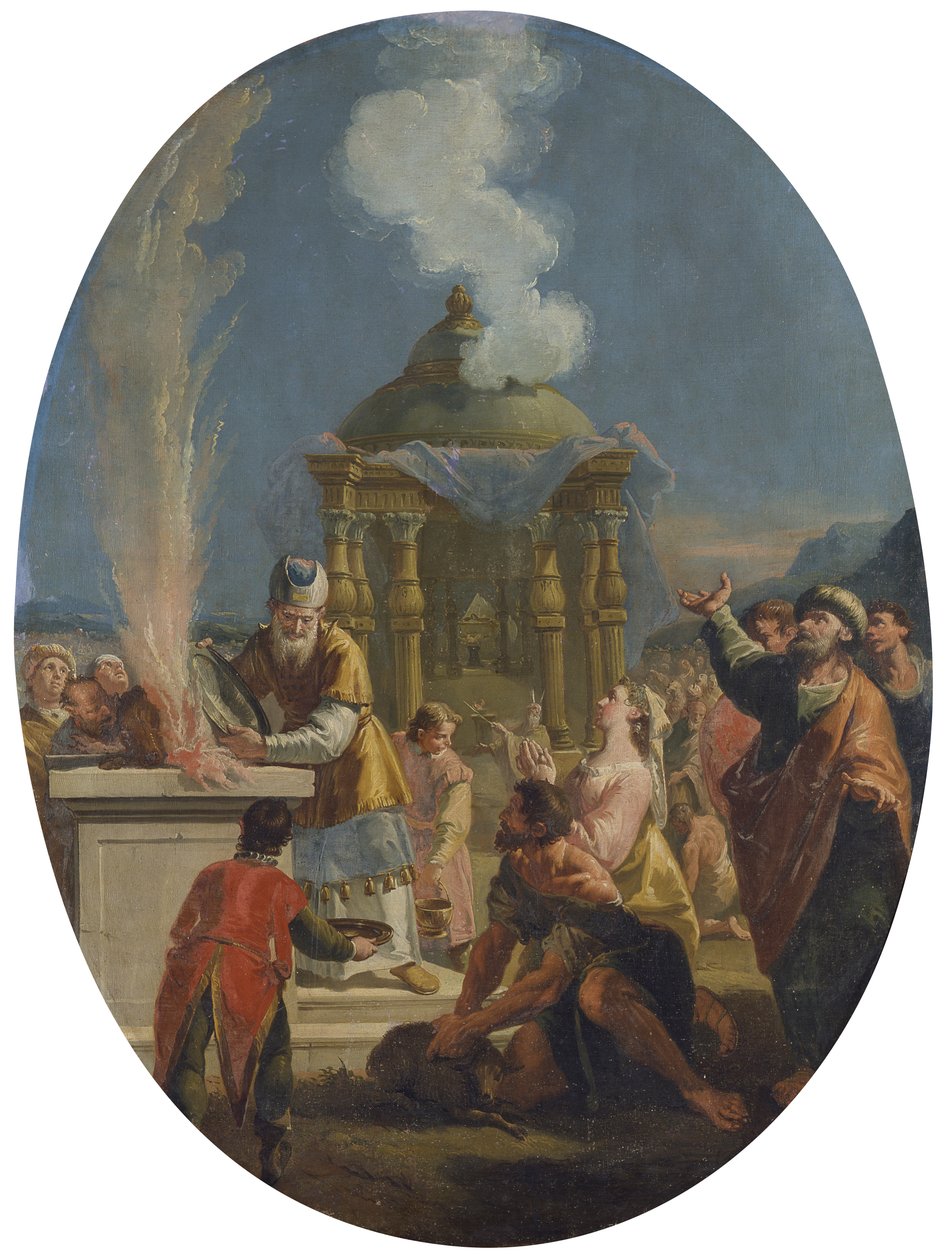 Opfer des Aaron, von Francesco Fontebasso von Francesco Fontebasso
