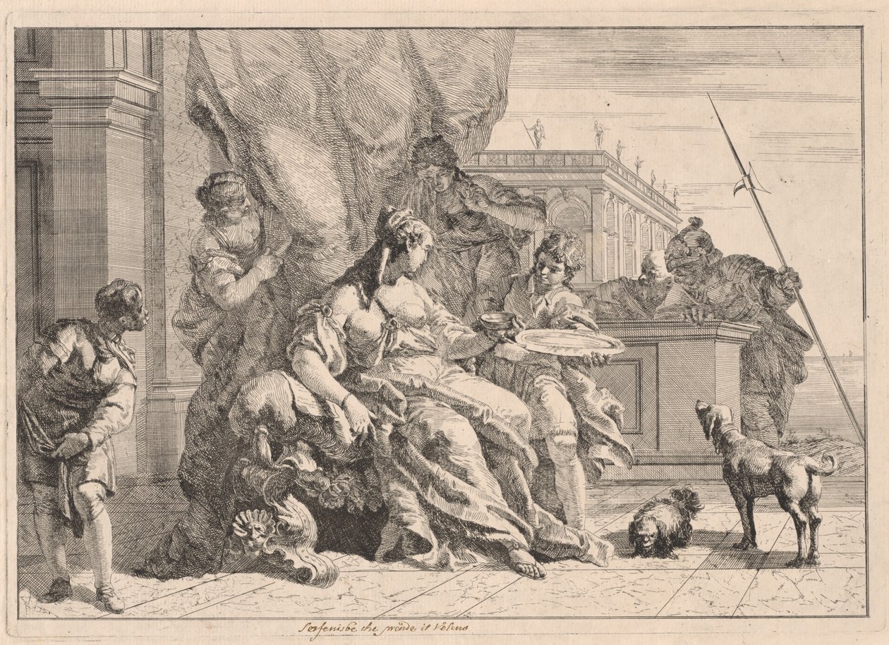 Sofonisba (oder Artemisia) von Francesco Fontebasso