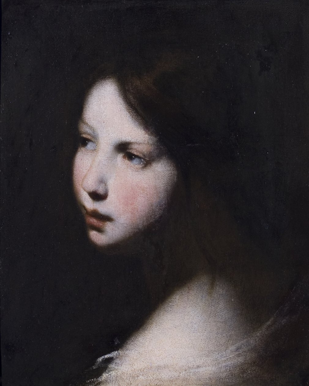 Kopf eines Mädchens, ca. 1640 von Francesco Furini