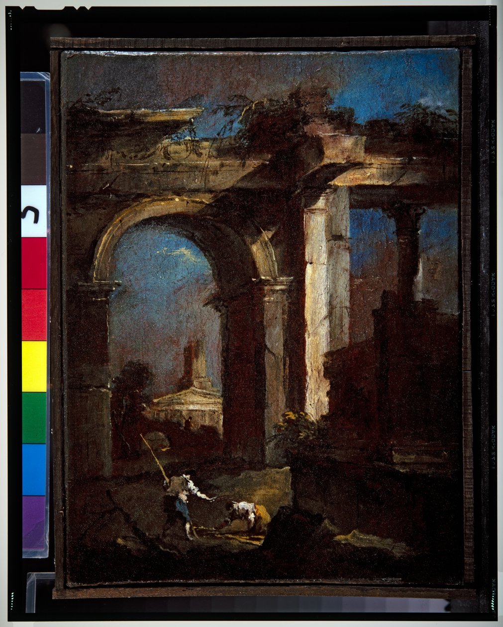 Ein Capriccio-Paar von Francesco Guardi