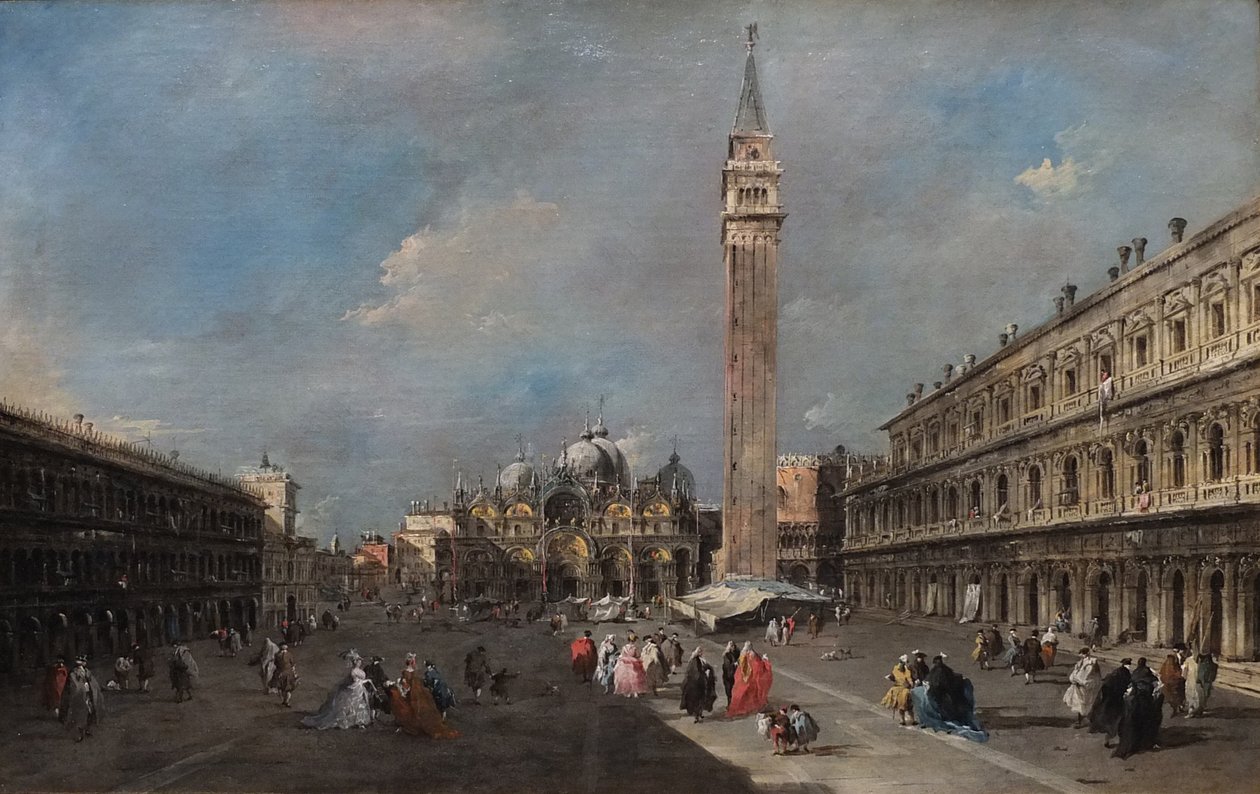 Die Piazza San Marco, Venedig von Francesco Guardi