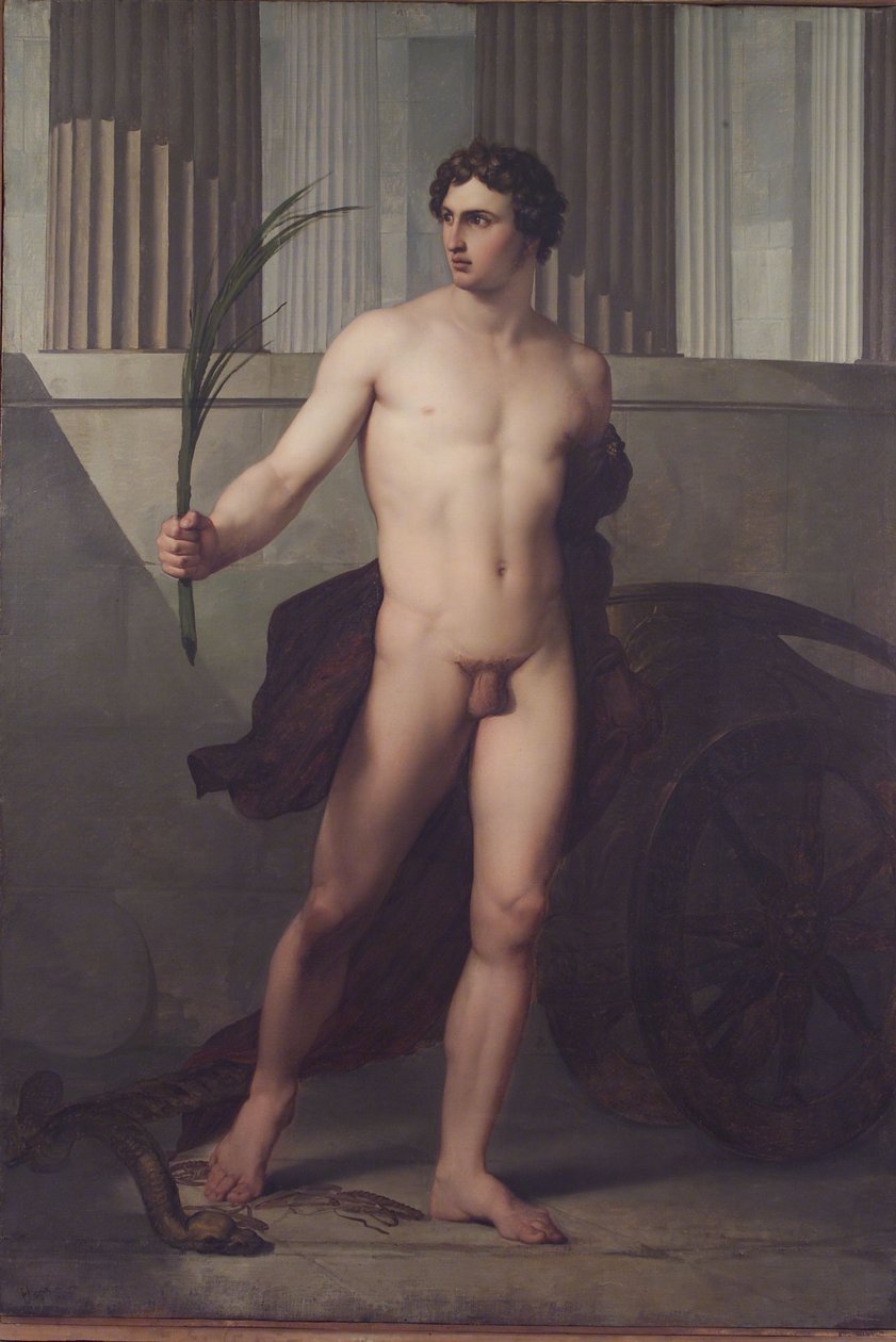 Der siegreiche Athlet von Francesco Hayez