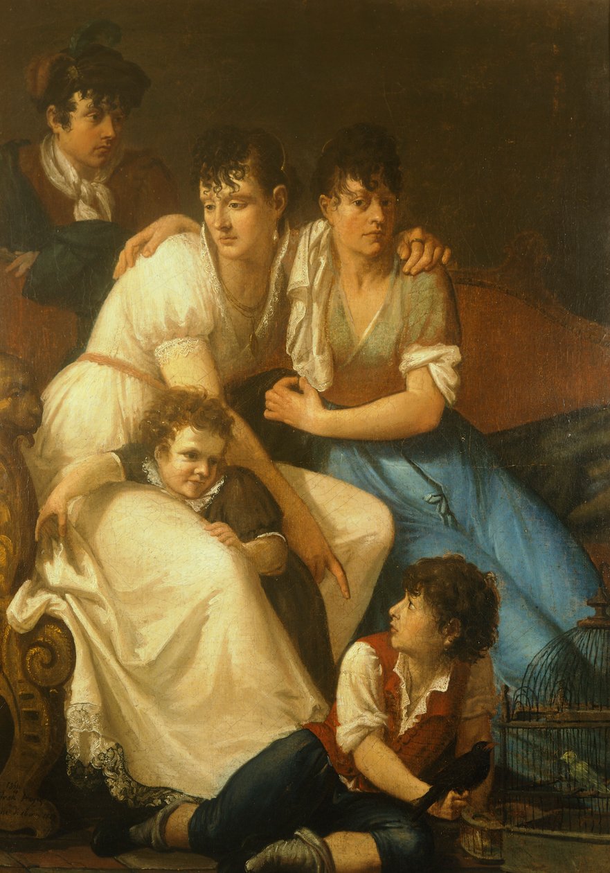 Die Familie Hayez von Francesco Hayez