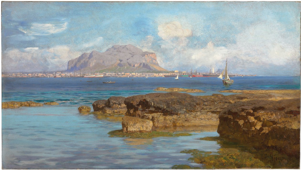 Monte Pellegrino, Palermo, Sizilien von Francesco Lojacono