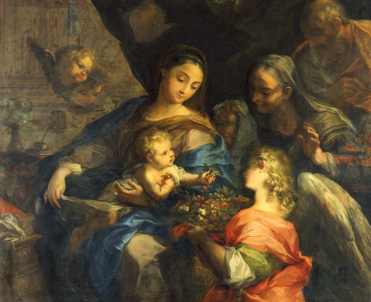 Heilige Familie von Francesco Mancini