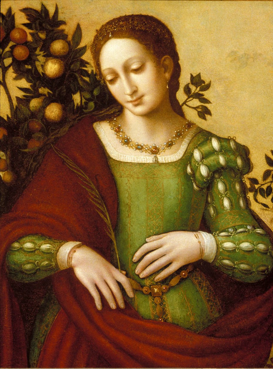 Heilige Frau von Francesco Melzi