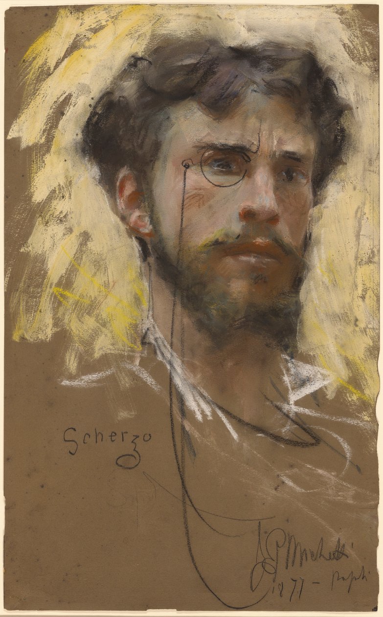 Selbstporträt von Francesco Paolo Michetti