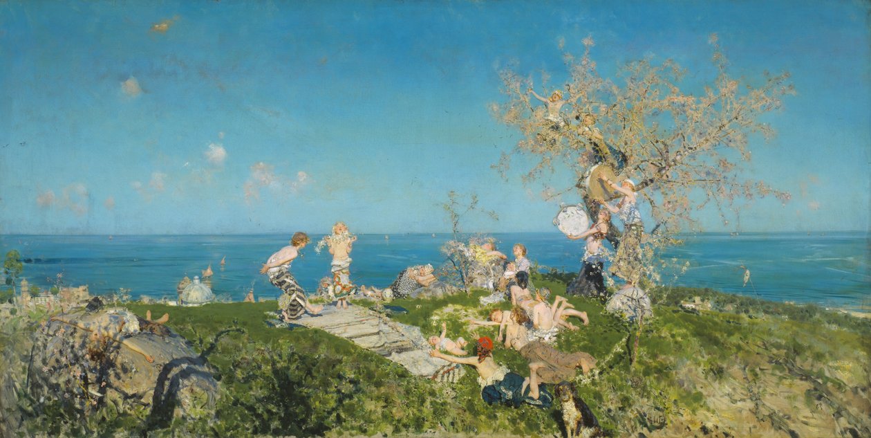 Frühling und Liebe von Francesco Paolo Michetti