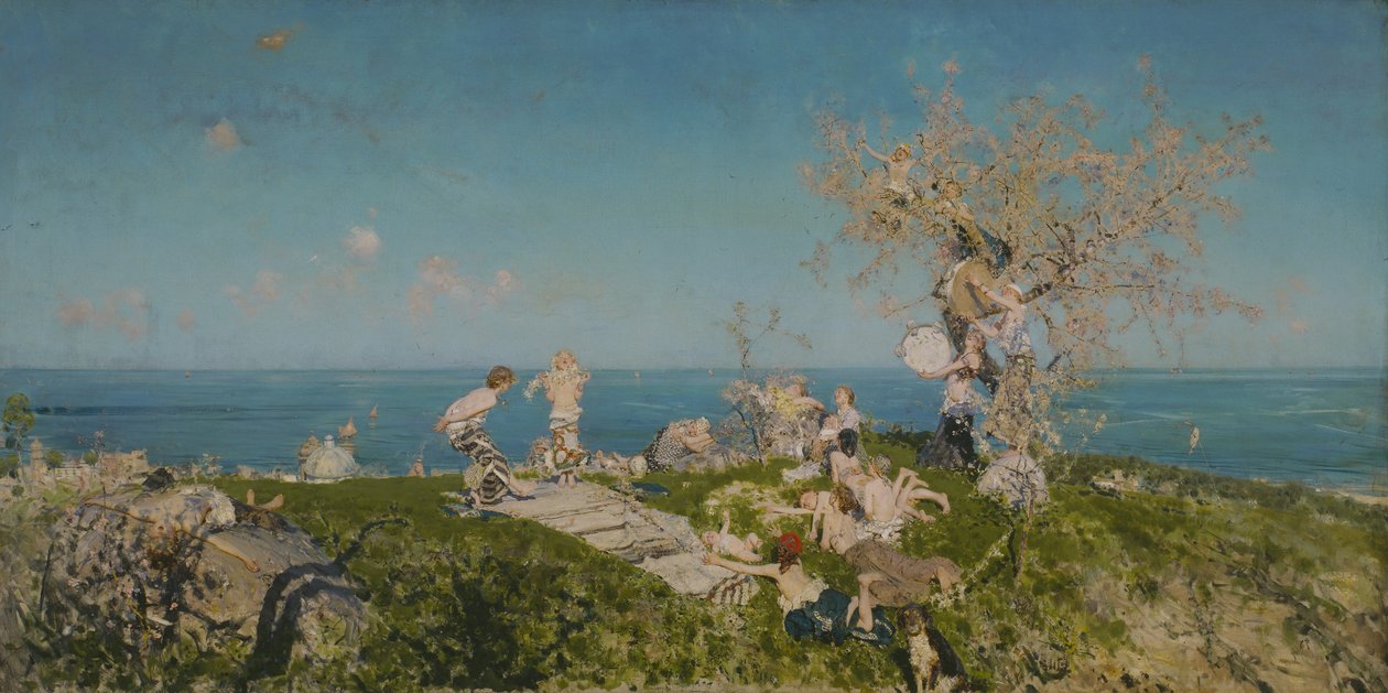 Frühling und Liebe von Francesco Paolo Michetti