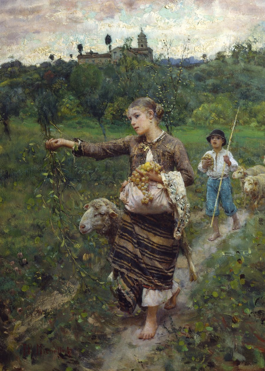 Die Schäferin von Francesco Paolo Michetti