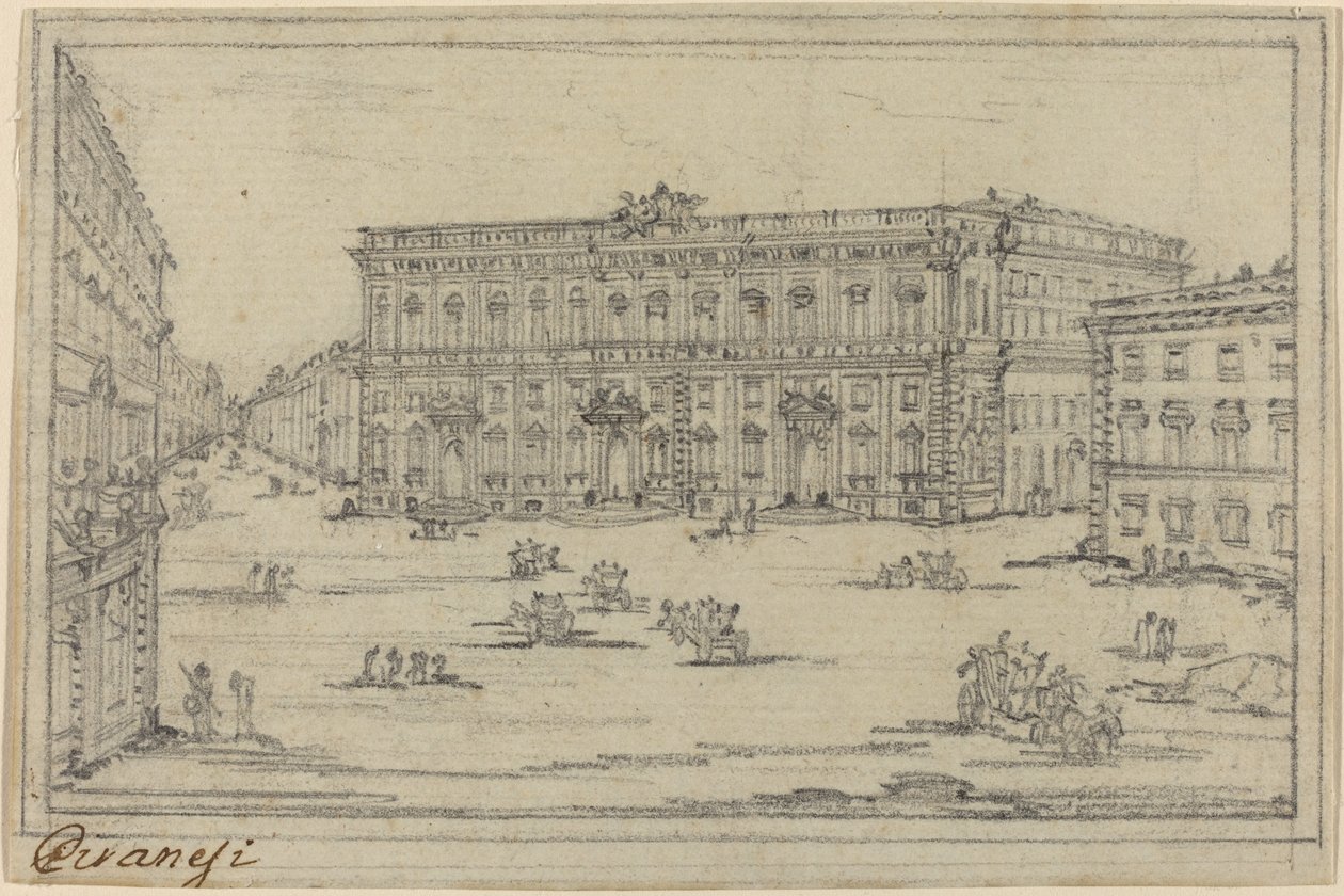 Palazzo della Consulta von Francesco Piranesi