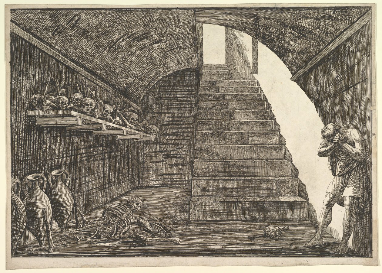 Gefängnisszene von Francesco Piranesi