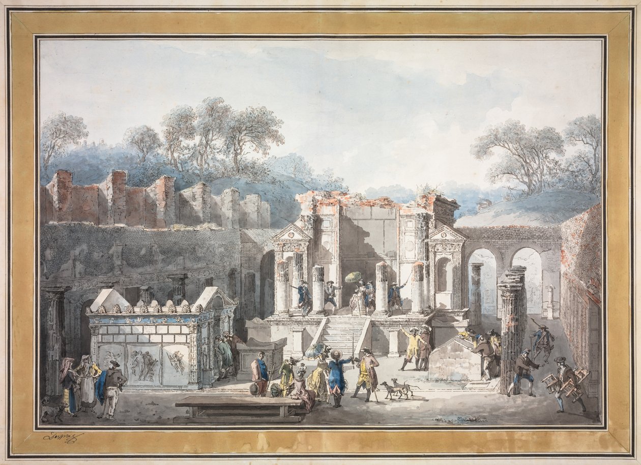 Der Tempel der Isis in Pompeji von Francesco Piranesi