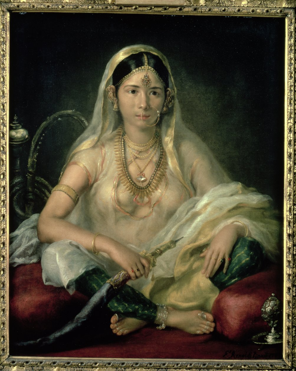 Porträt einer Mogul-Dame, 1787 von Francesco Renaldi