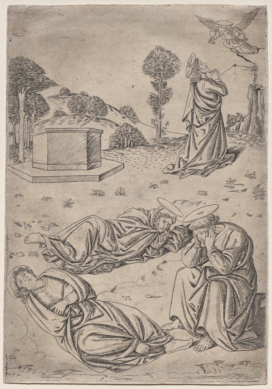 Die Agonie im Garten von Francesco Rosselli