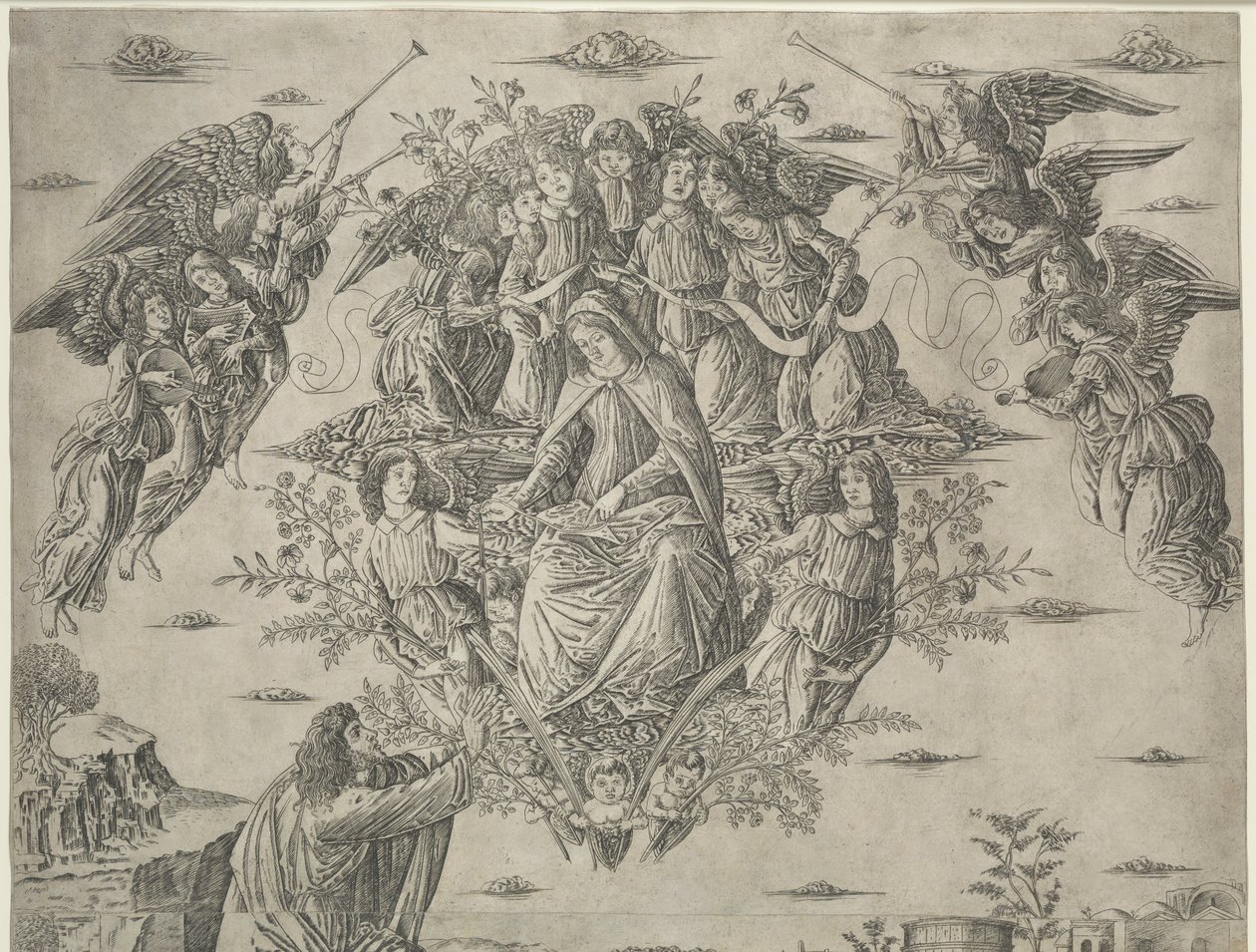 Die Himmelfahrt der Jungfrau von Francesco Rosselli