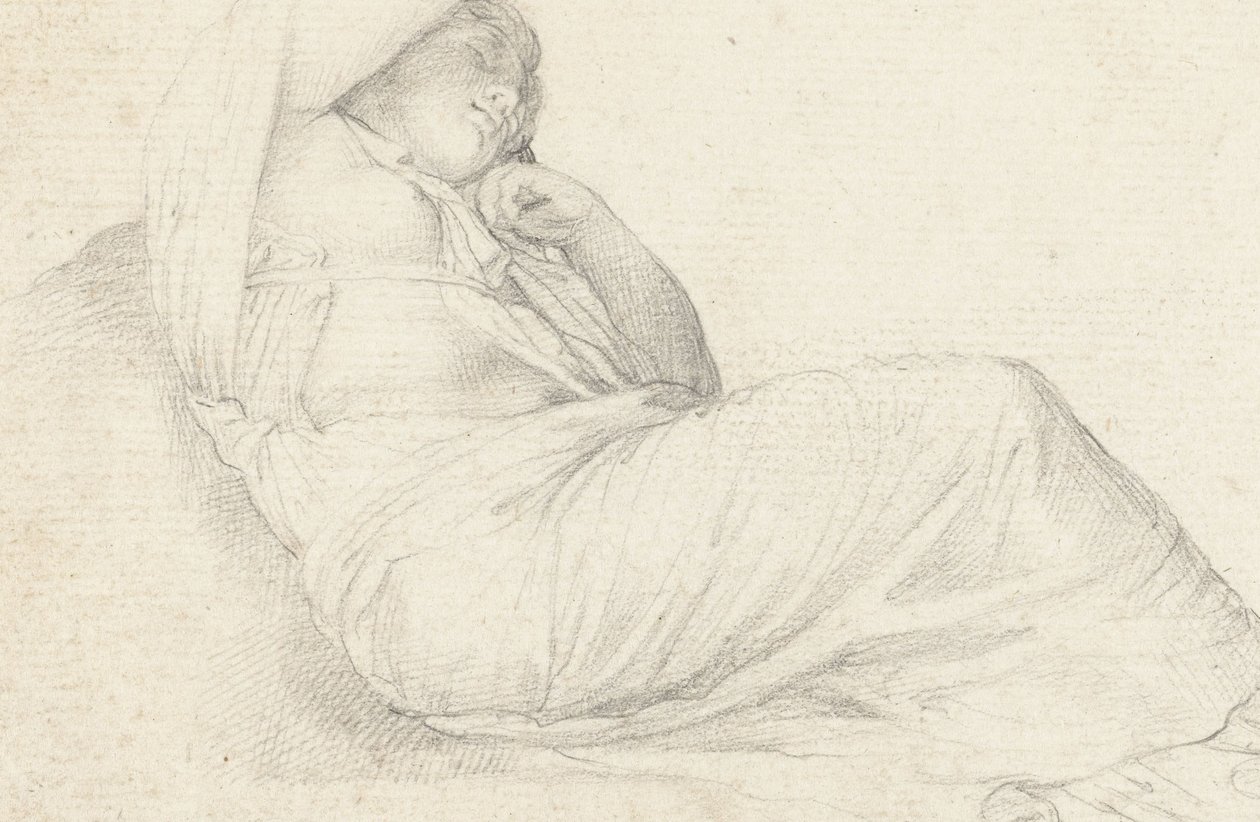 Schlafende Frau von Francesco Salviati