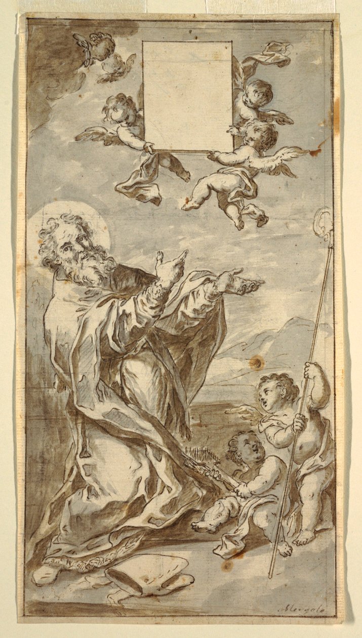 Bild des Heiligen Blasius von Francesco Saverio Mergolo