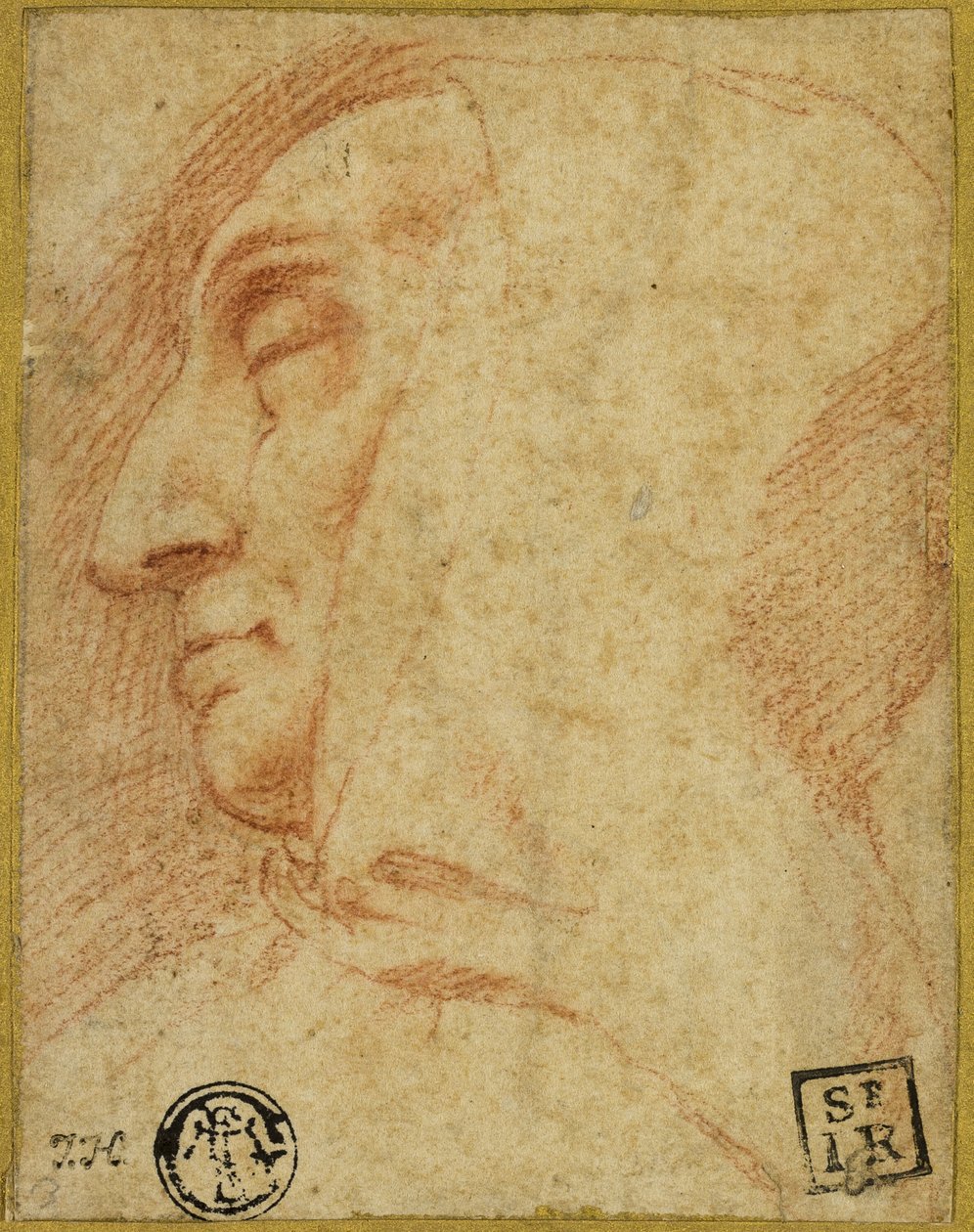 Kopf eines Mönchs von Francesco Vanni