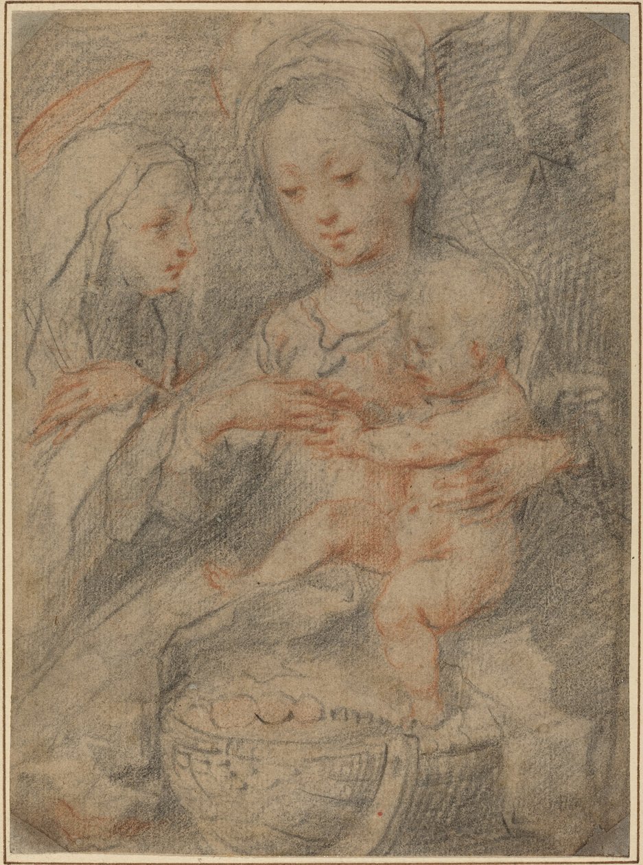 Die Heirat der heiligen Katharina von Francesco Vanni