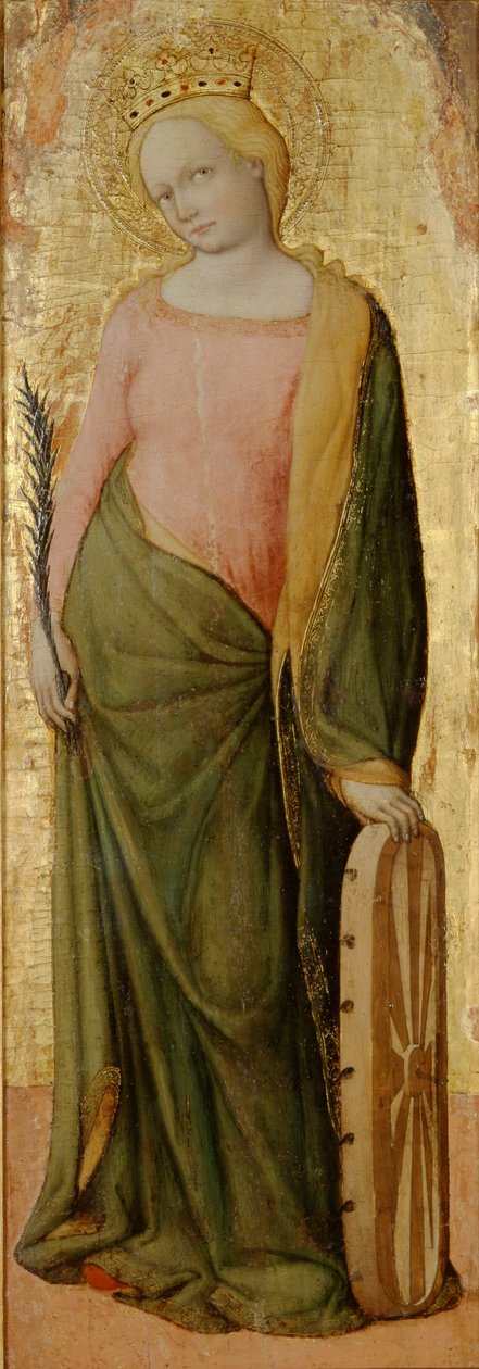 St. Katharina von Alexandria (ca. 1443-1468) von Francesco de Franceschi