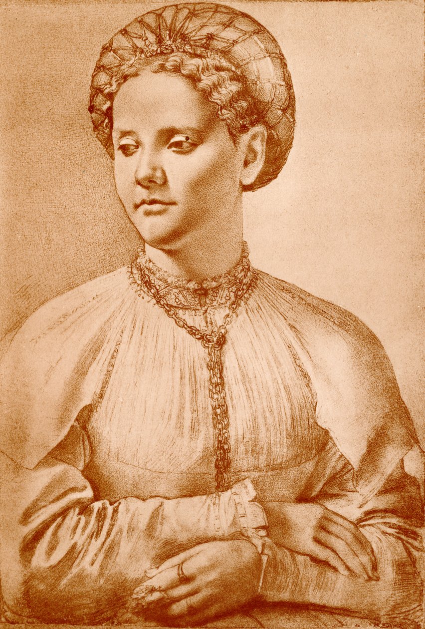Weibliches Porträt von Francesco di Cristofano Franciabigio