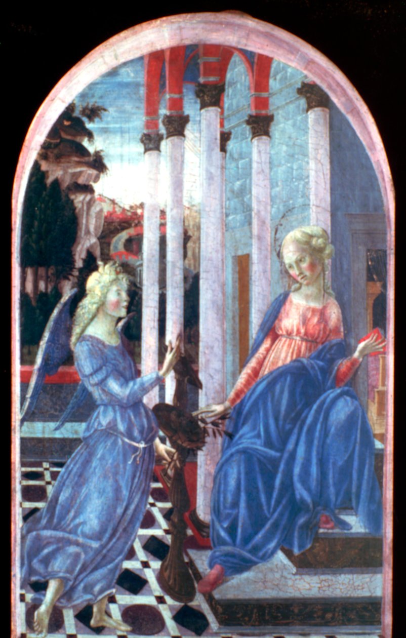Verkündigung, ca. 1470-1472 von Francesco di Giorgio Martini