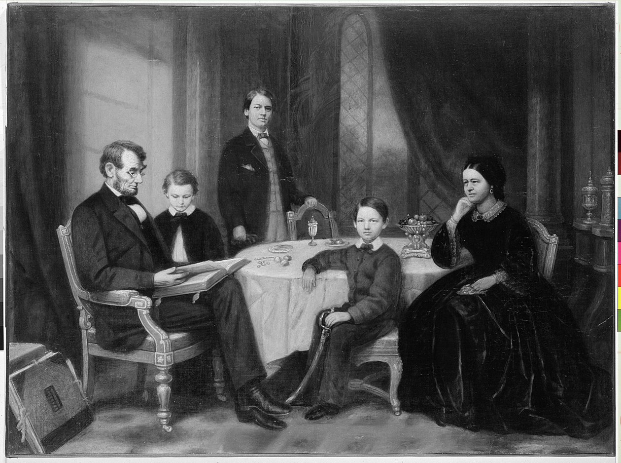 Die Familie Lincoln, ca. 1865 von Francis Bicknell Carpenter