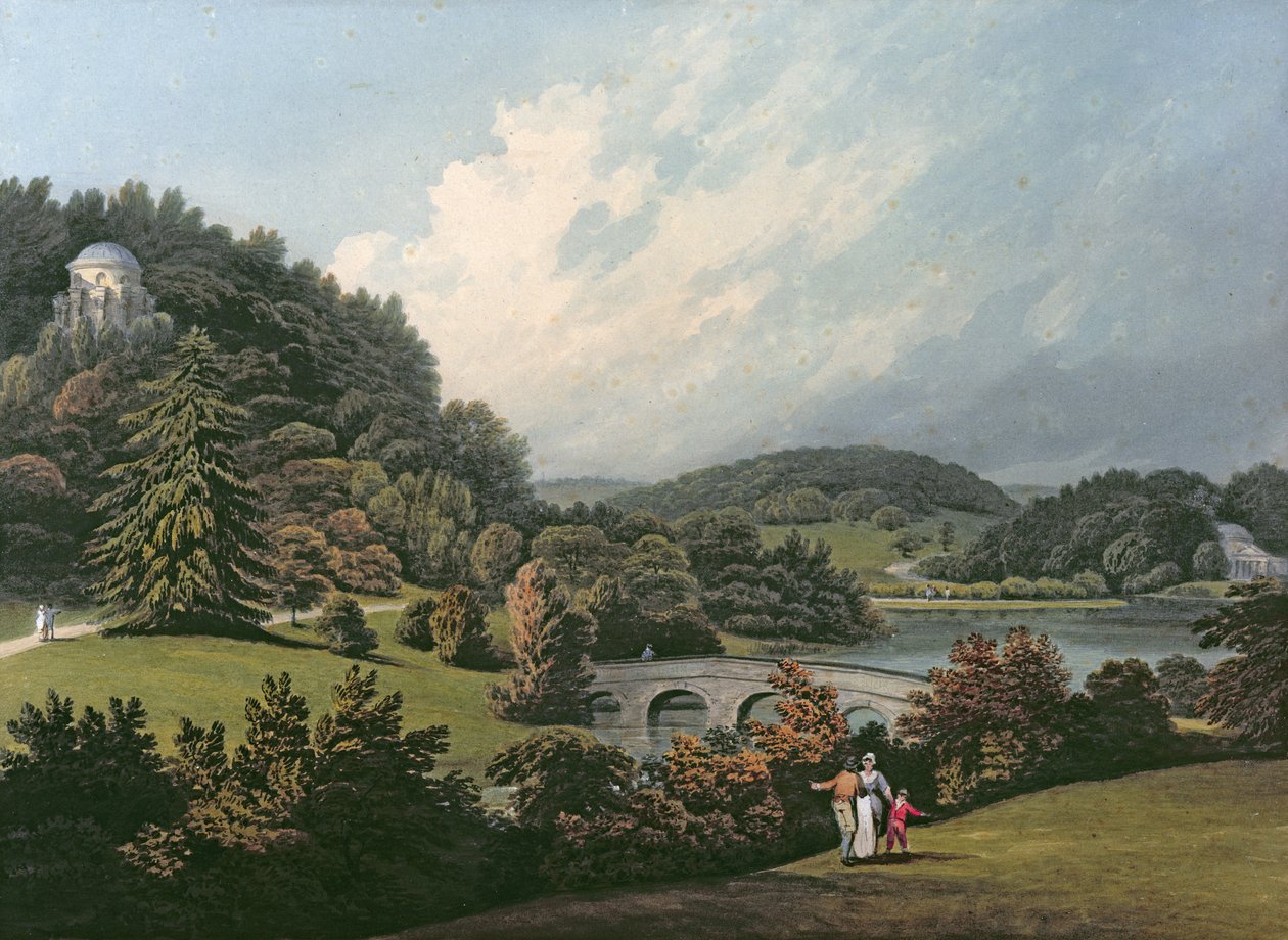 Stourhead von Francis Nicholson