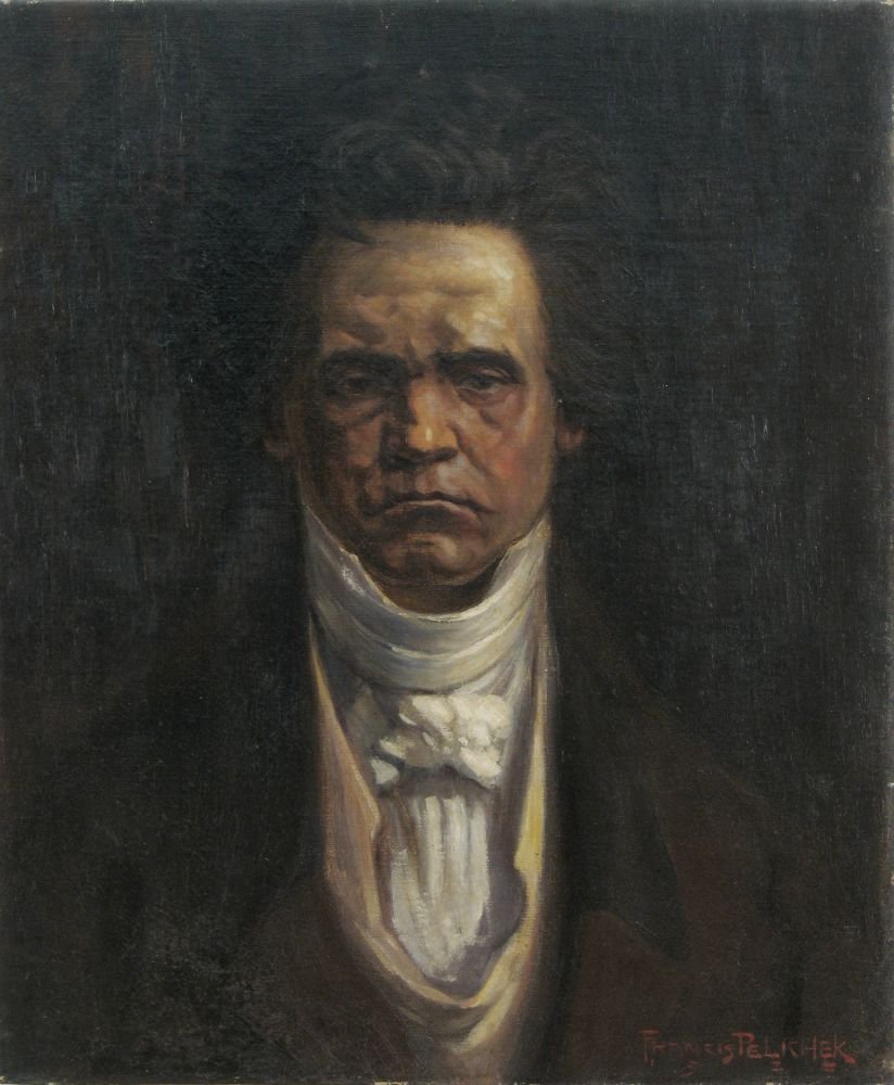 Porträt von Beethoven von Francis Pelichek