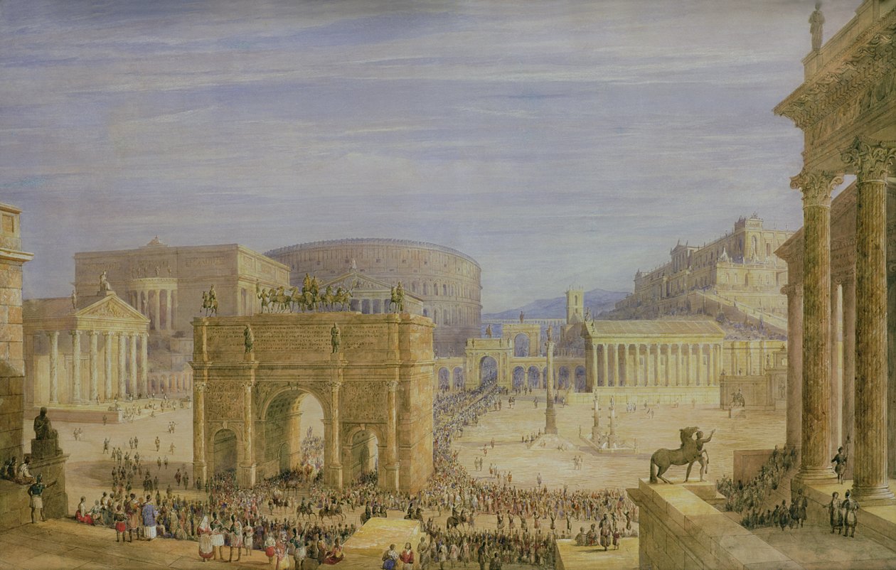 Das Forum Romanum von Francis Vyvyan Jago Arundale