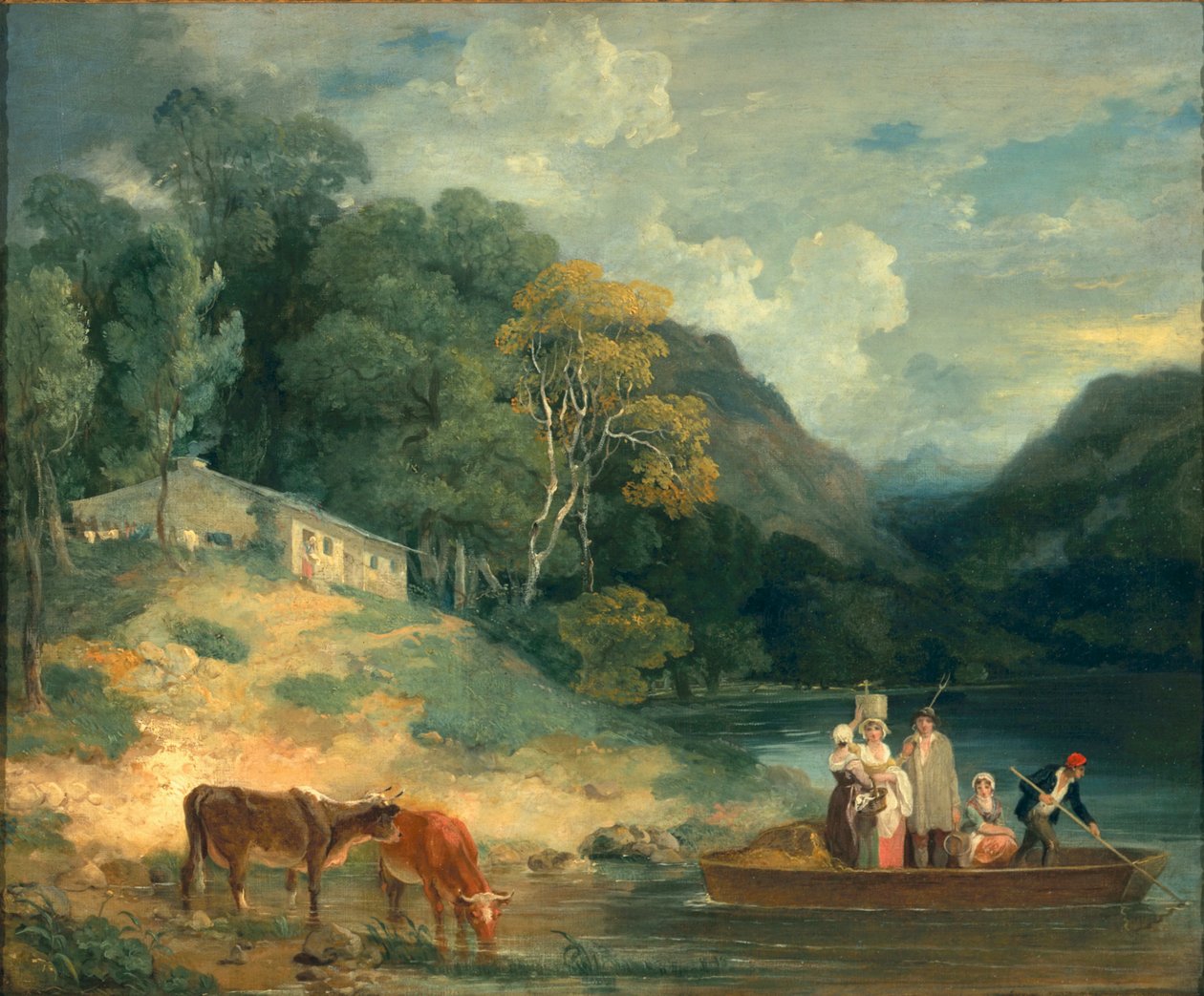 Die Fähre, ca. 1790 von Francis Wheatley